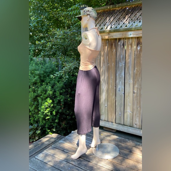 🐦‍⬛4/$20🐦‍⬛ Faded Black Baggy Boho 3/4 Length Pants - Picture 5 of 9